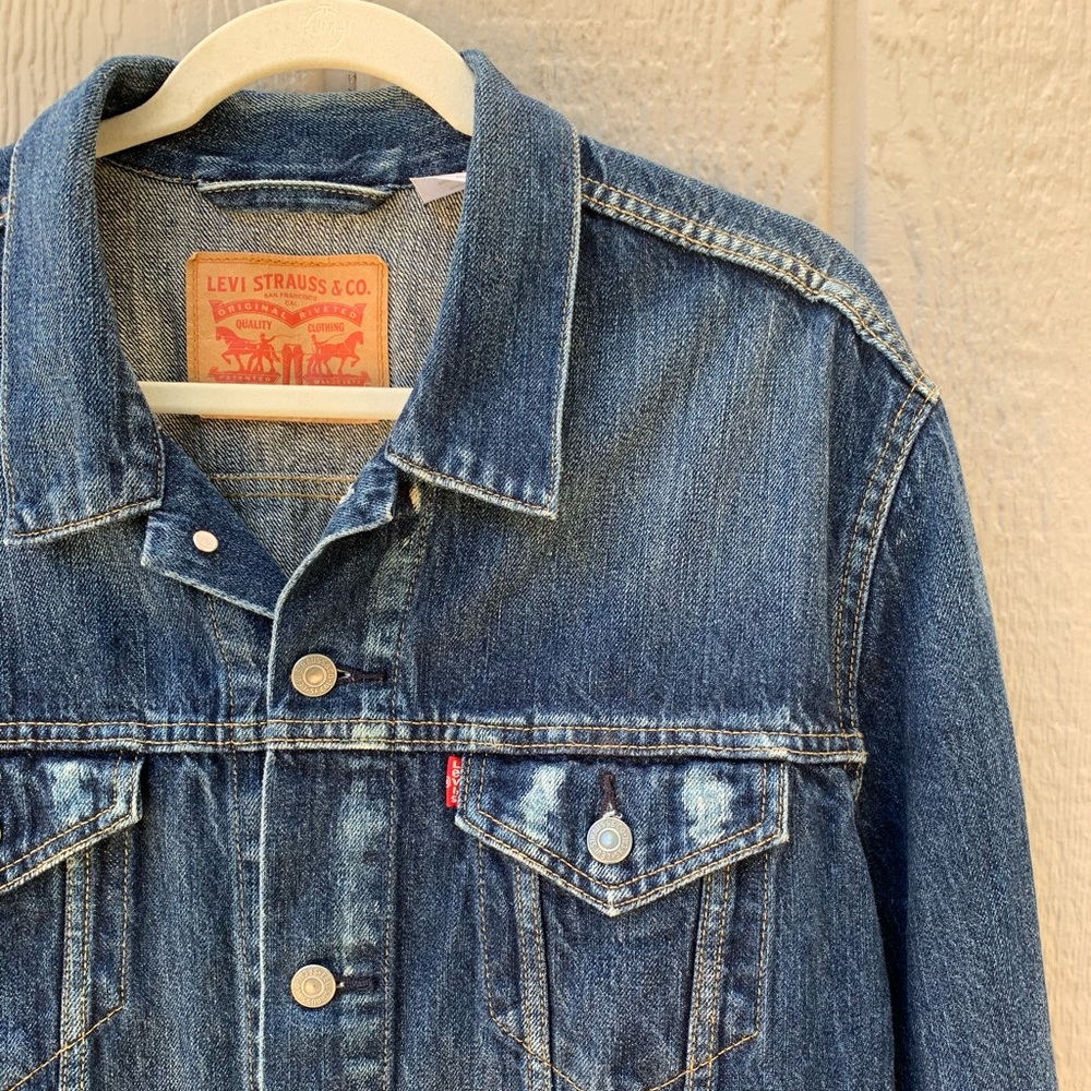 Levi’s classic vintage denim trucker jacket - Picture 7 of 16